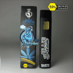 Blue Dream THC disposable vape by Earth Nectar Co., retail box and device