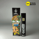 Thin Mint Cookies Ice THC disposable vape by Earth Nectar Co., retail box and device